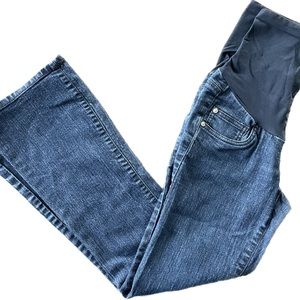 Indigo Blue Maternity Bootcut Jeans Petite XS